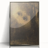 Modern Wall Art - Eyes in the Forest | Abstract Surrealist Print