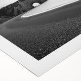 Vibrant rolled canvas artwork depicting dramatic cliffs and lush landscapes, showcasing rich colors and intricate textures, ideal for home decor.