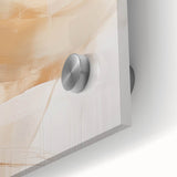 Elegant Dining Room Wall Art - Modern Beige & Brown Abstract Print