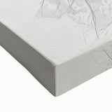 Black & White Forest Sketch – Minimalist Living Room Wall Art