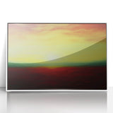 Corporate Wall Decor - Vibrant Sunset Office Canvas Print