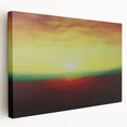Corporate Wall Decor - Vibrant Sunset Office Canvas Print