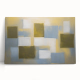 Abstract geometric canvas art showcasing vibrant colors and dynamic shapes, perfect for modern home decor. Ideal for adding a contemporary touch to living spaces.