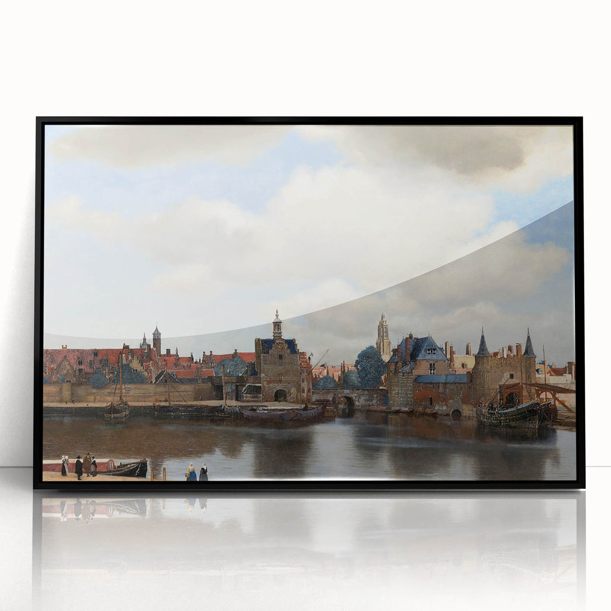 Baroque and Rococo Wall Art - Detailed Historical Cityscape Print