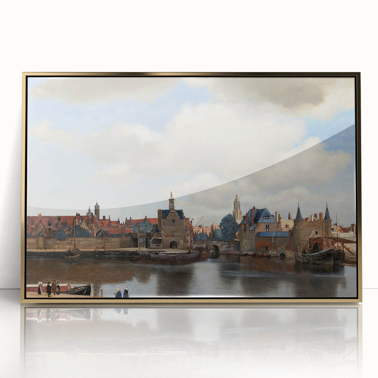 Baroque and Rococo Wall Art - Detailed Historical Cityscape Print