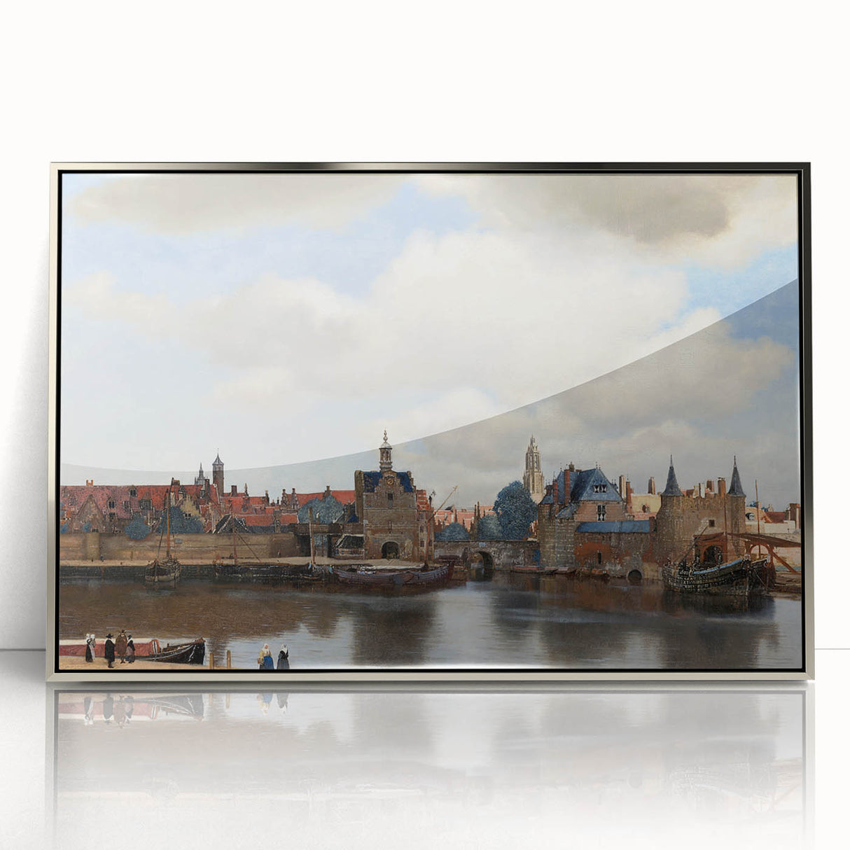 Baroque and Rococo Wall Art - Detailed Historical Cityscape Print