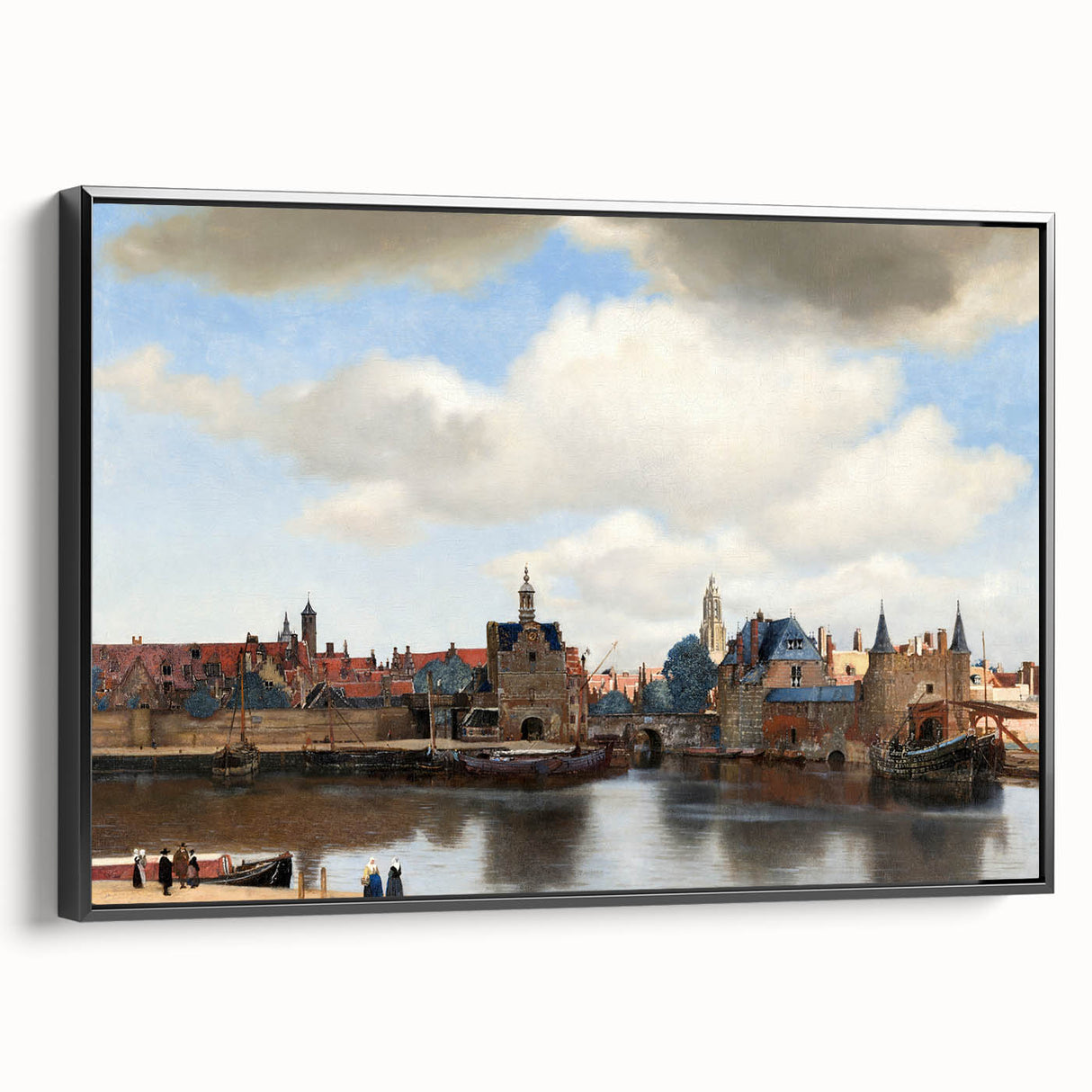 Baroque and Rococo Wall Art - Detailed Historical Cityscape Print