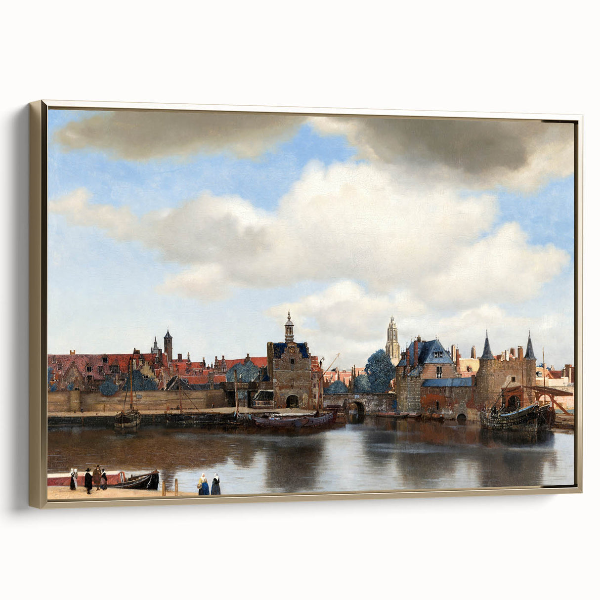 Baroque and Rococo Wall Art - Detailed Historical Cityscape Print