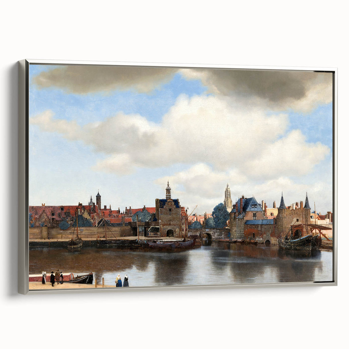 Baroque and Rococo Wall Art - Detailed Historical Cityscape Print