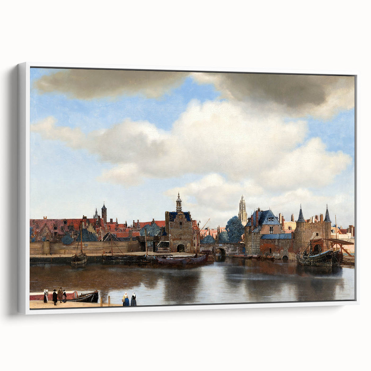 Baroque and Rococo Wall Art - Detailed Historical Cityscape Print