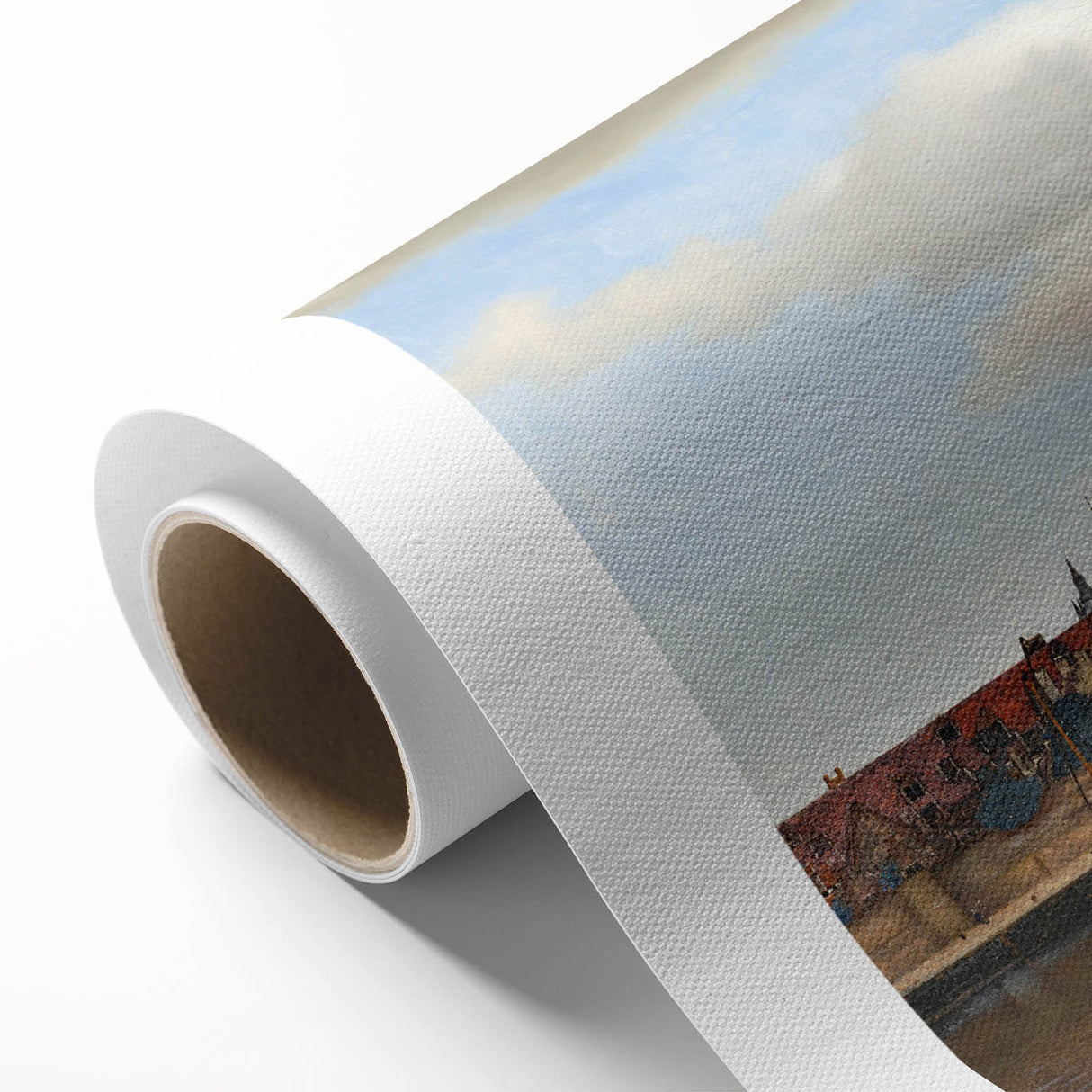 Baroque and Rococo Wall Art - Detailed Historical Cityscape Print