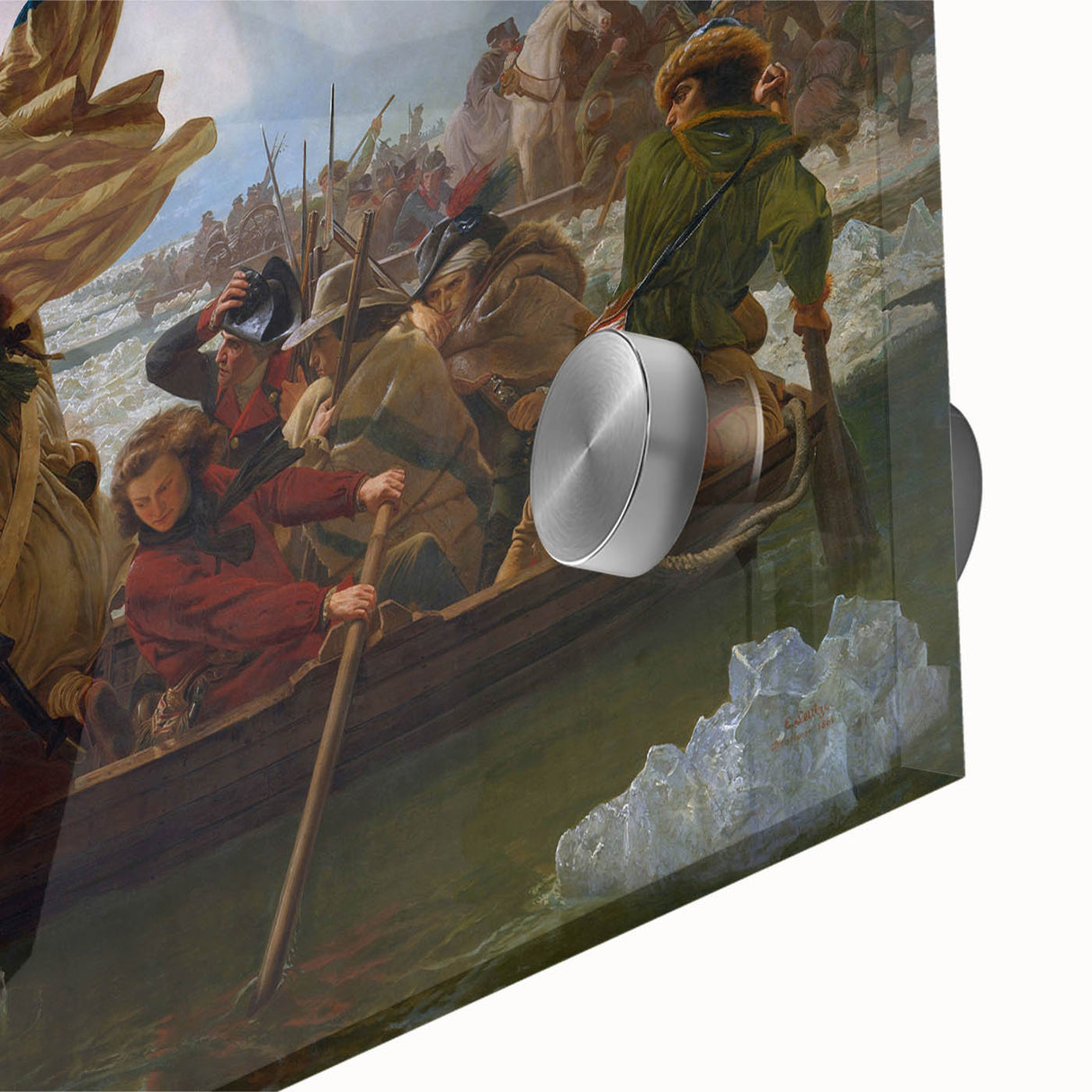 Historic Art Reproduction - Washington Crossing the Delaware Print
