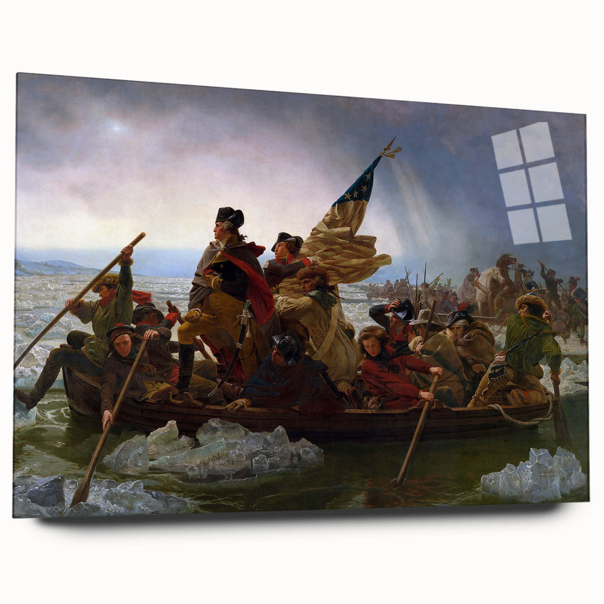 Historic Art Reproduction - Washington Crossing the Delaware Print