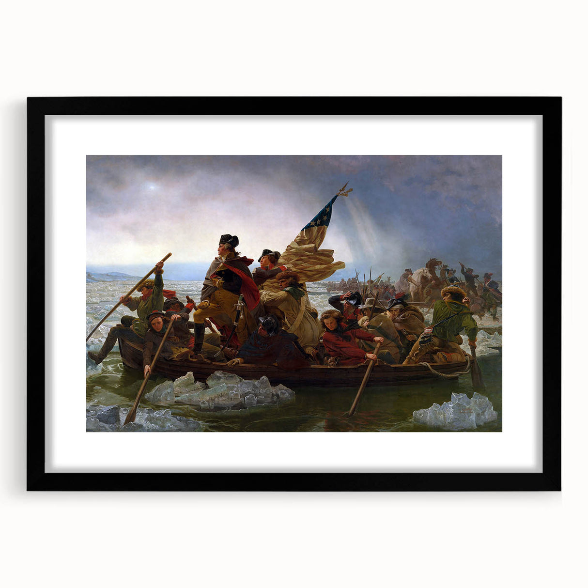 Historic Art Reproduction - Washington Crossing the Delaware Print