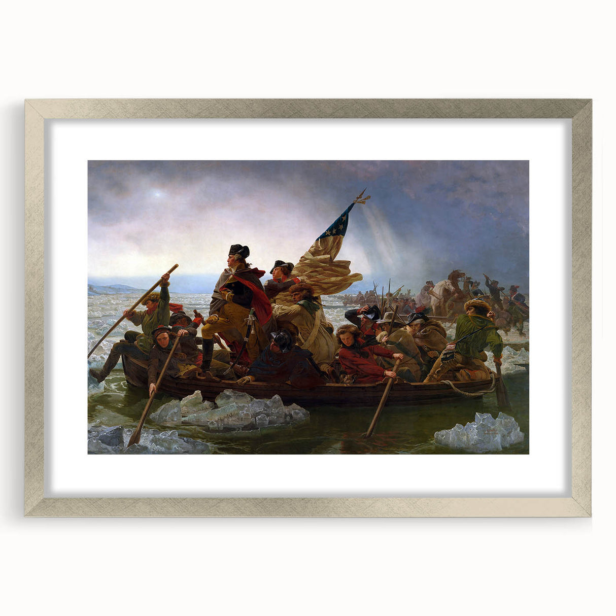 Historic Art Reproduction - Washington Crossing the Delaware Print