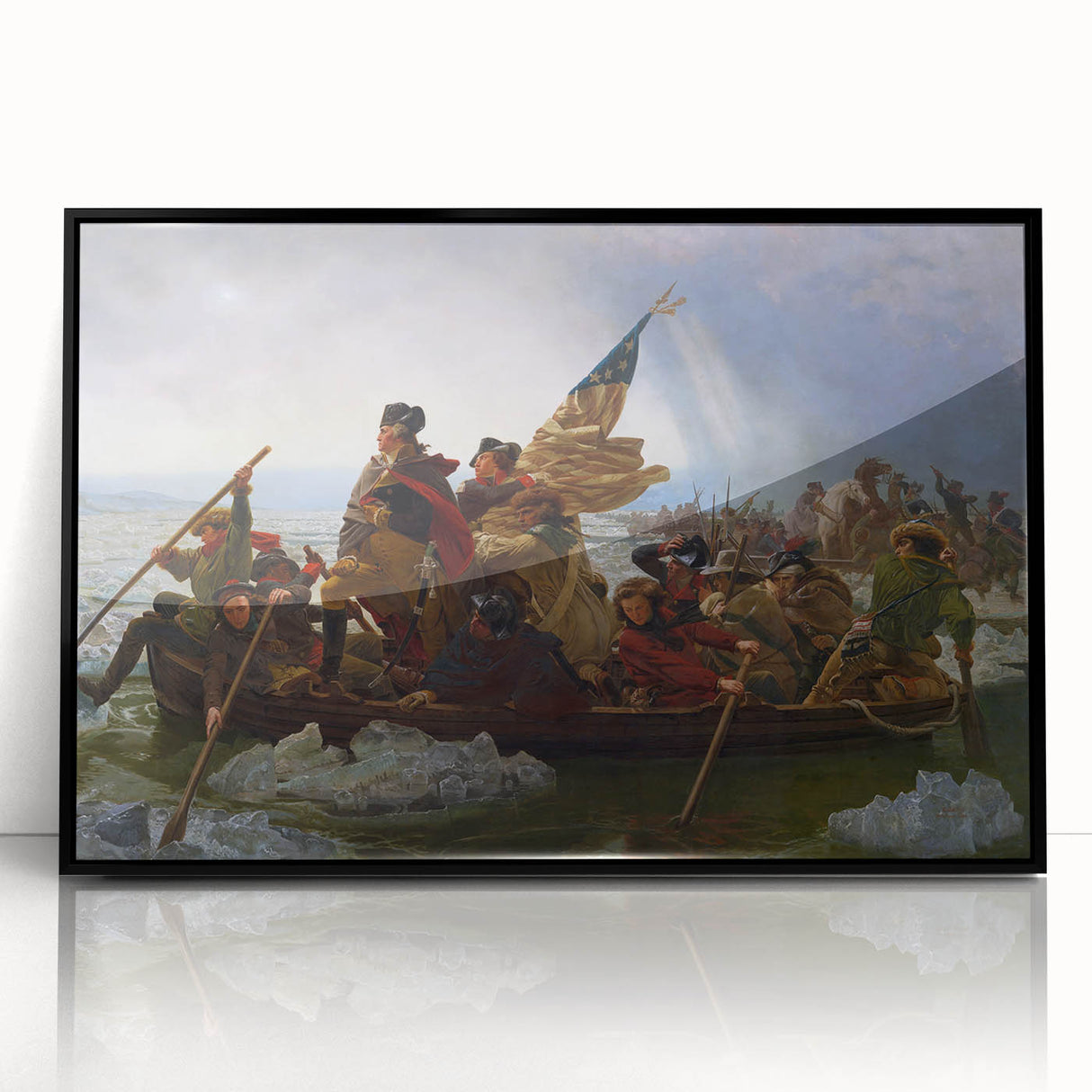 Historic Art Reproduction - Washington Crossing the Delaware Print