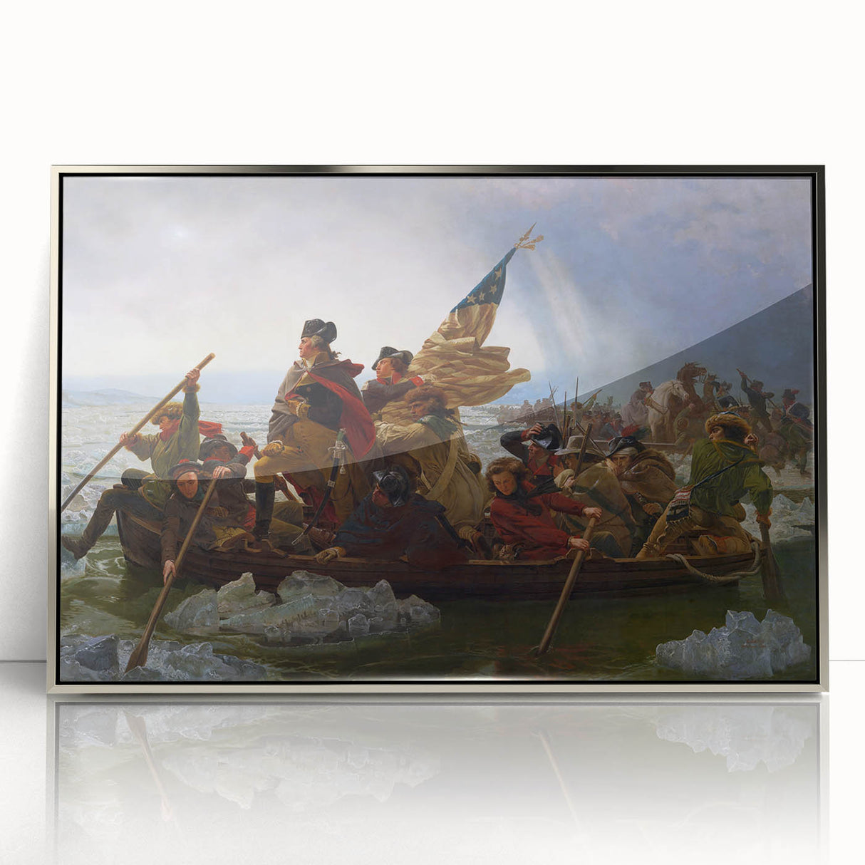 Historic Art Reproduction - Washington Crossing the Delaware Print