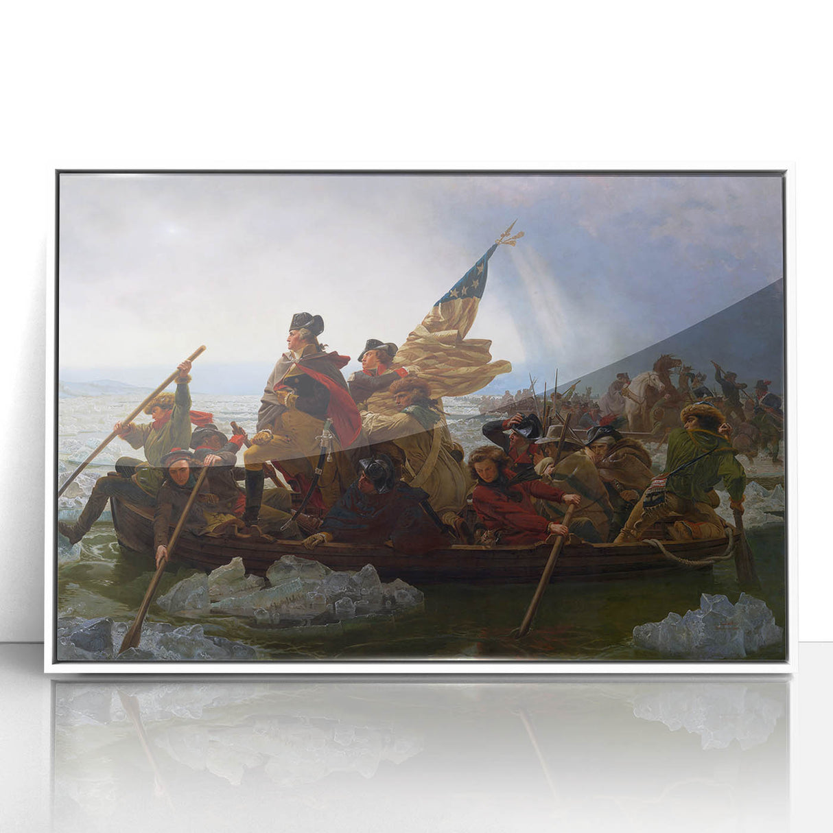 Historic Art Reproduction - Washington Crossing the Delaware Print