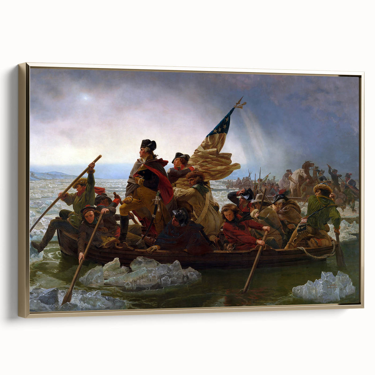 Historic Art Reproduction - Washington Crossing the Delaware Print