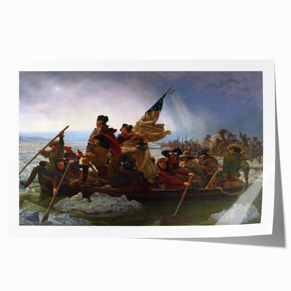 Historic Art Reproduction - Washington Crossing the Delaware Print