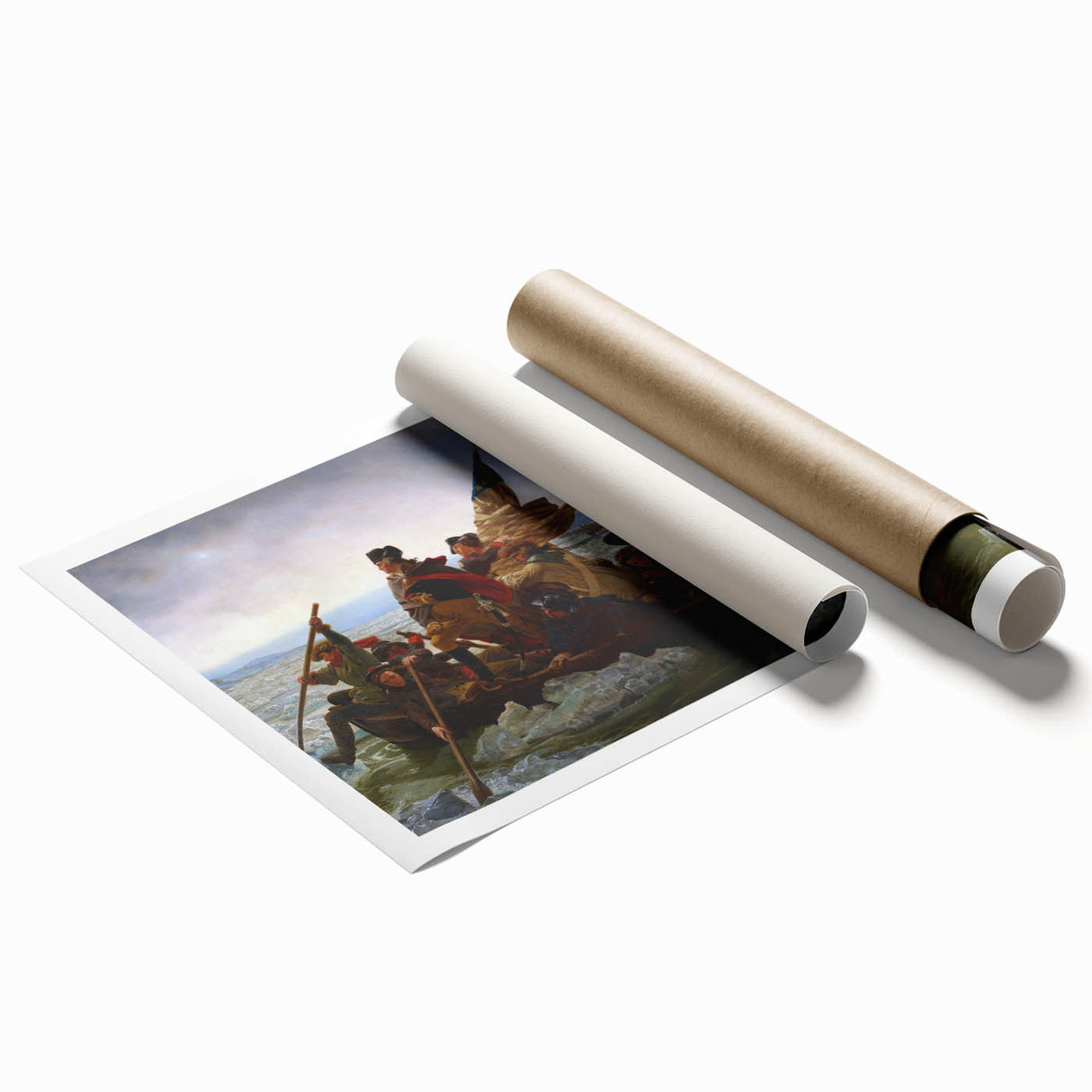 Historic Art Reproduction - Washington Crossing the Delaware Print