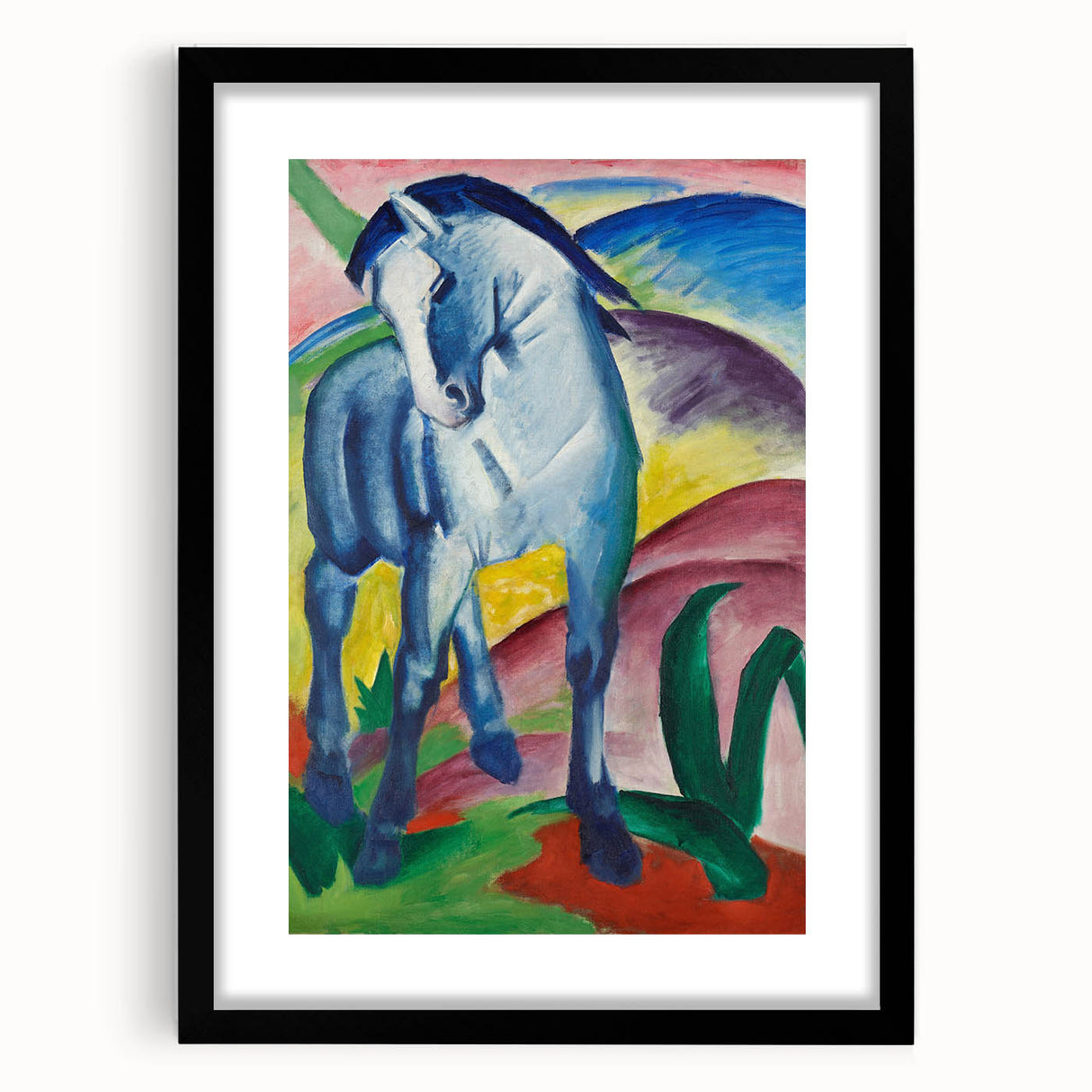 Expressionist Art: Blue Horse I by Franz Marc Canvas Print
