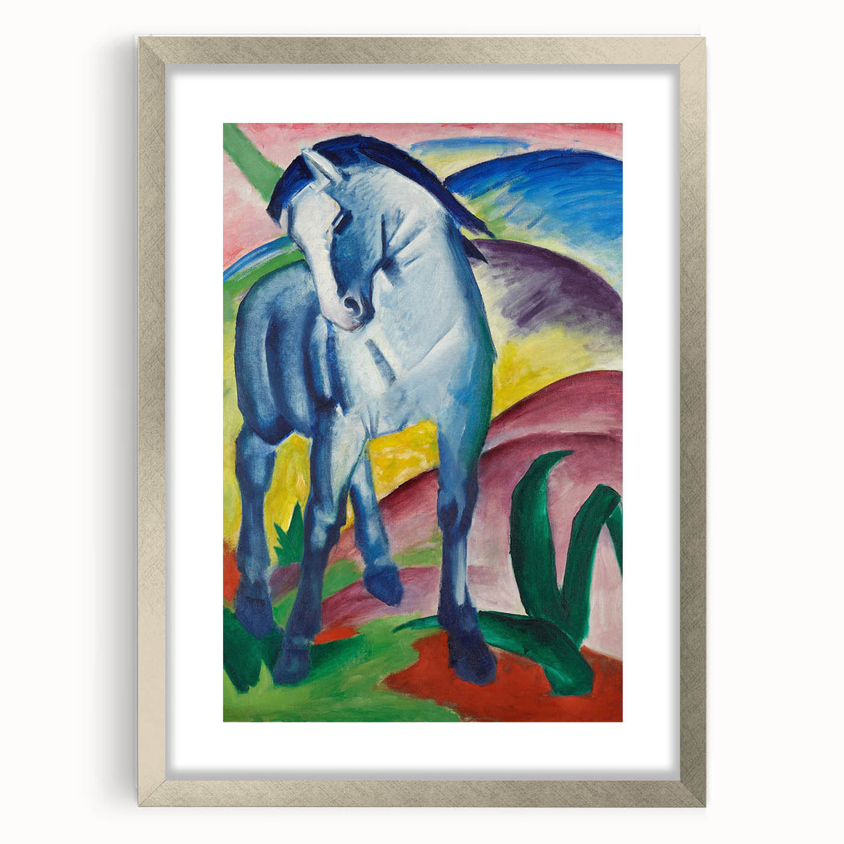 Expressionist Art: Blue Horse I by Franz Marc Canvas Print