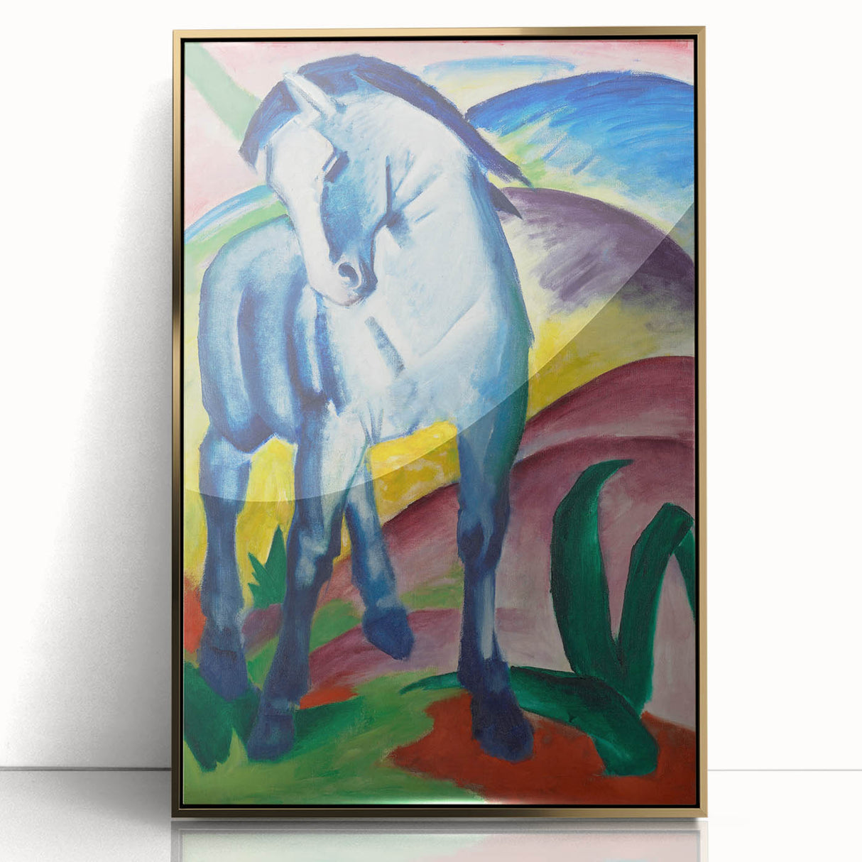 Expressionist Art: Blue Horse I by Franz Marc Canvas Print