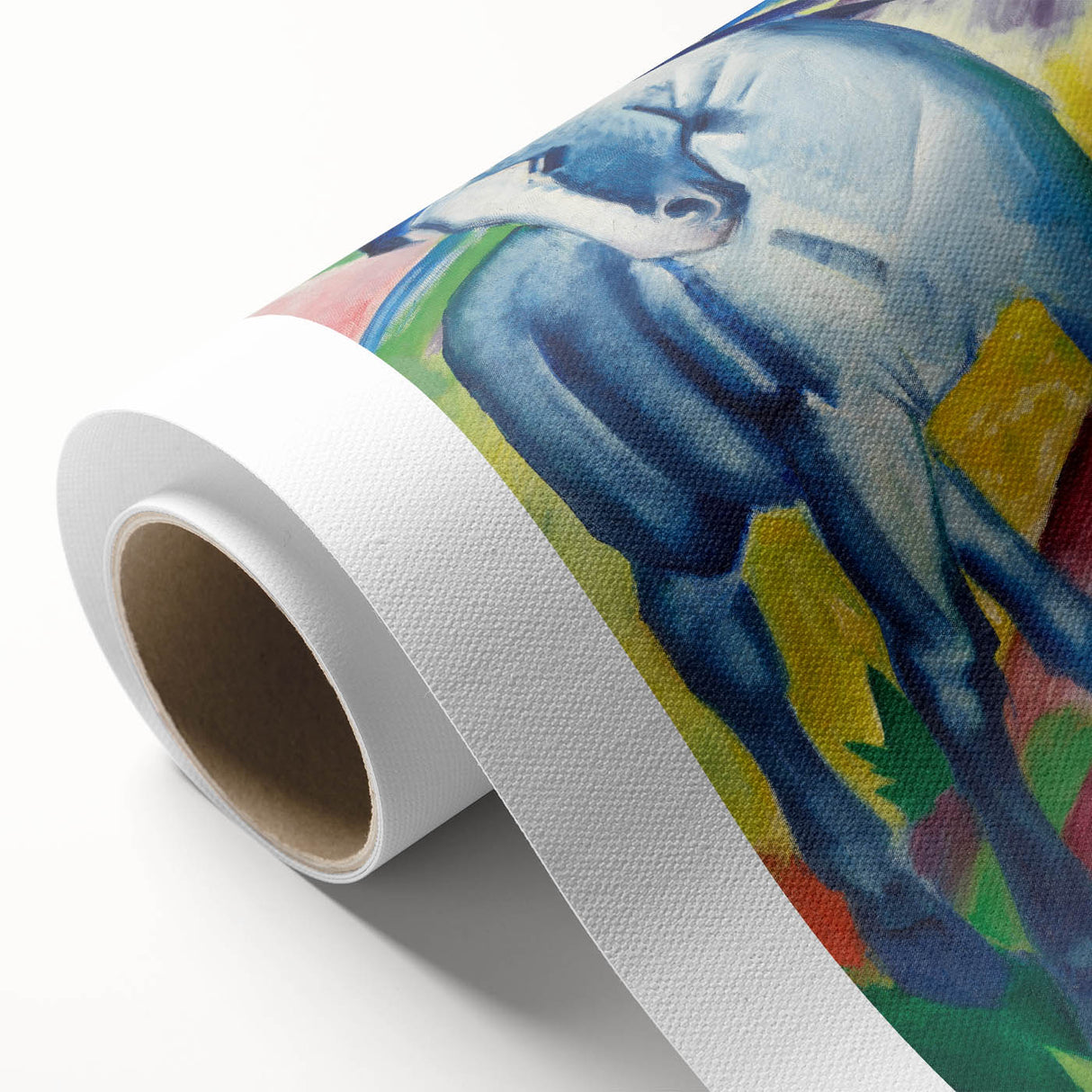 Expressionist Art: Blue Horse I by Franz Marc Canvas Print