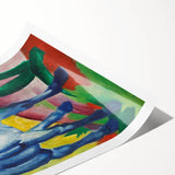 Expressionist Art: Blue Horse I by Franz Marc Canvas Print