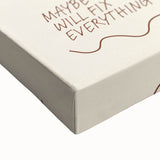 Large black and white landscape painting on stretched canvas, depicting rolling hills, ideal for bedroom wall decor.