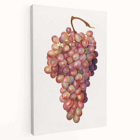 Large stretched canvas wall art featuring a colorful display of various fruits, ideal for kitchen wall decor.