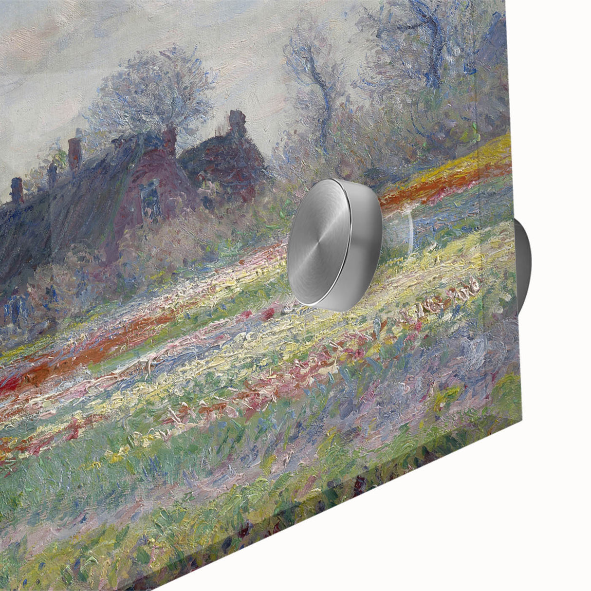 Claude Monet's Tulip Fields at Sassenheim - Impressionist Landscape Art