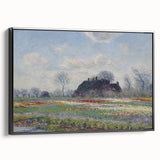 Claude Monet's Tulip Fields at Sassenheim - Impressionist Landscape Art
