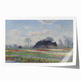 Claude Monet's Tulip Fields at Sassenheim - Impressionist Landscape Art