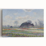 Claude Monet's Tulip Fields at Sassenheim - Impressionist Landscape Art