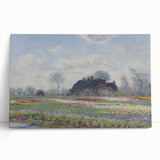 Claude Monet's Tulip Fields at Sassenheim - Impressionist Landscape Art