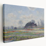 Claude Monet's Tulip Fields at Sassenheim - Impressionist Landscape Art