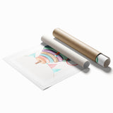 Girls Room Wall Art - Stacking Rings & Toy Car Kids Room Art