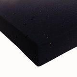 Close-up of a stretched canvas artwork depicting a serene beach landscape with vibrant colors, perfect for home decor or coastal-themed interiors. The design captures the essence of a tranquil seaside atmosphere, ideal for enhancing living spaces.