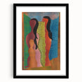 Modern Wall Art of Abstract Figures - Bold Contemporary Colorful Art Print