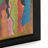 Modern Wall Art of Abstract Figures - Bold Contemporary Colorful Art Print