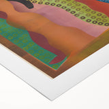 Modern Wall Art of Abstract Figures - Bold Contemporary Colorful Art Print