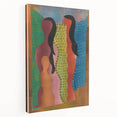 Modern Wall Art of Abstract Figures - Bold Contemporary Colorful Art Print