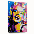 Vibrant Pop Art Wall Art – Colorful Monroe Canvas Print