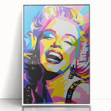 Vibrant Pop Art Wall Art – Colorful Monroe Canvas Print