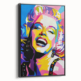 Vibrant Pop Art Wall Art – Colorful Monroe Canvas Print
