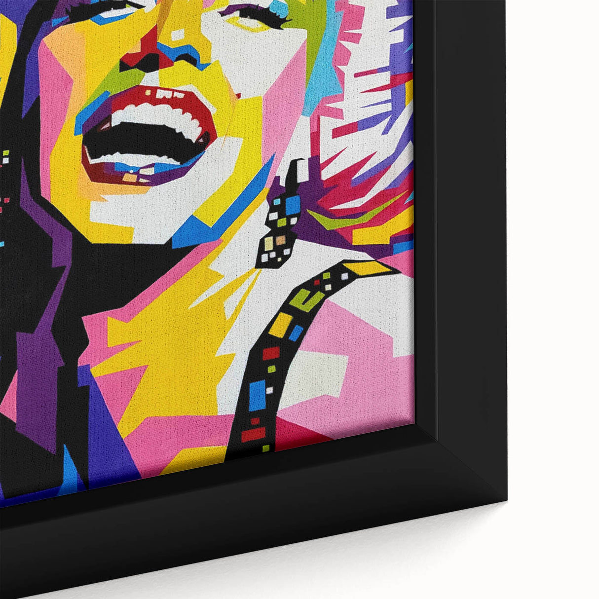 Vibrant Pop Art Wall Art – Colorful Monroe Canvas Print