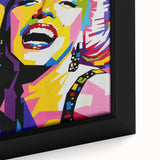 Vibrant Pop Art Wall Art – Colorful Monroe Canvas Print