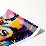 Vibrant Pop Art Wall Art – Colorful Monroe Canvas Print